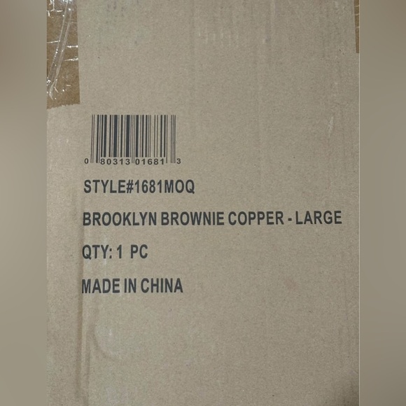 Brooklyn Brownie Copper Nonstick Baking Pan Large - Picture 5 of 5
